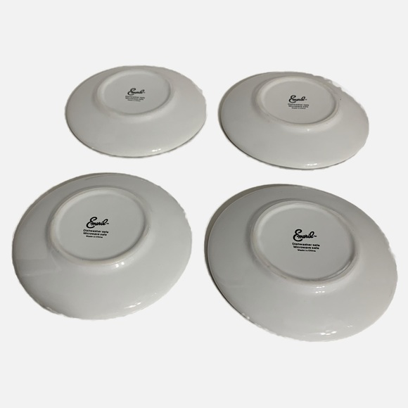Emeril W. C. Designs Earthenware Utensils Espresso with Saucers ☕️ Set of Four - Picture 10 of 13